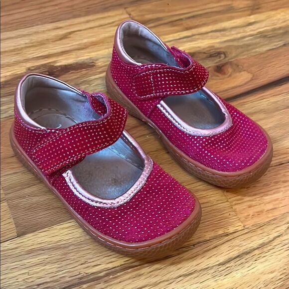 Livie & Luca Gemma Mary Jane Shoes in magenta sparkle size 8 - Picture 2 of 9